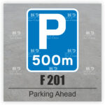 F 201 Parking Ahead