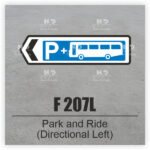 F 207L Park and Ride Directional Left