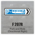 F 207R Park and Ride Directional Right
