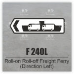 F 240L Roll-on Roll-off Freight Ferry Direction Left