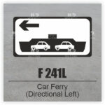 F 241L Car Ferry Directional Left.