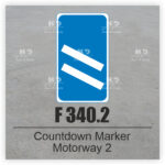 F 340.2 Countdown Marker Motorway 2