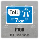 F 700 Toll Road Ahead