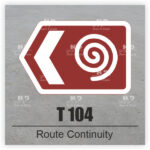 T 104 Route Continuity